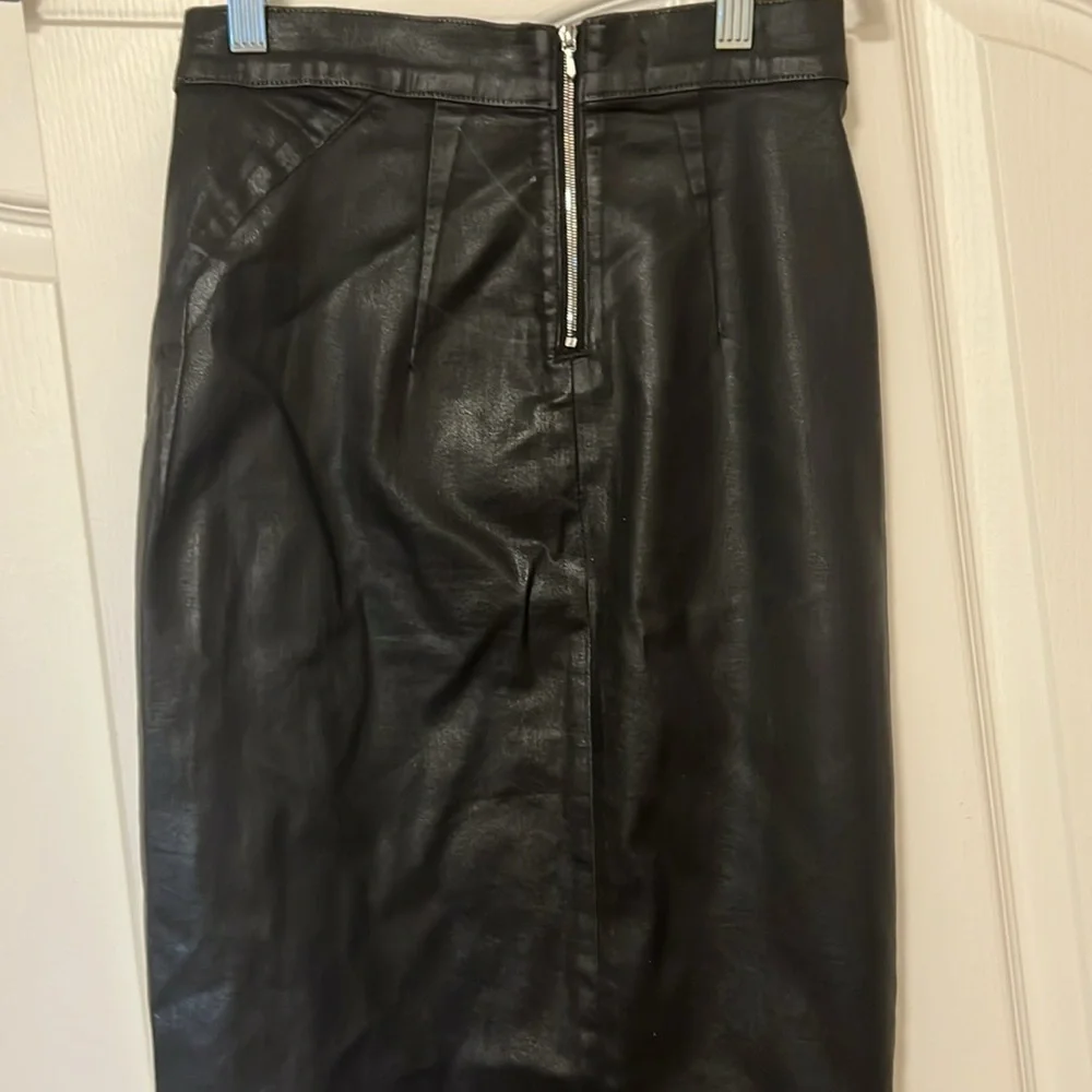 7 For All Mankind - Faux Leather Maxi Skirt - Size 24